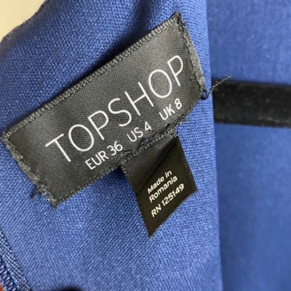 TOPSHOP Side Cutout Dress w/ Beading Waistline - 4 - Picture 5 of 5